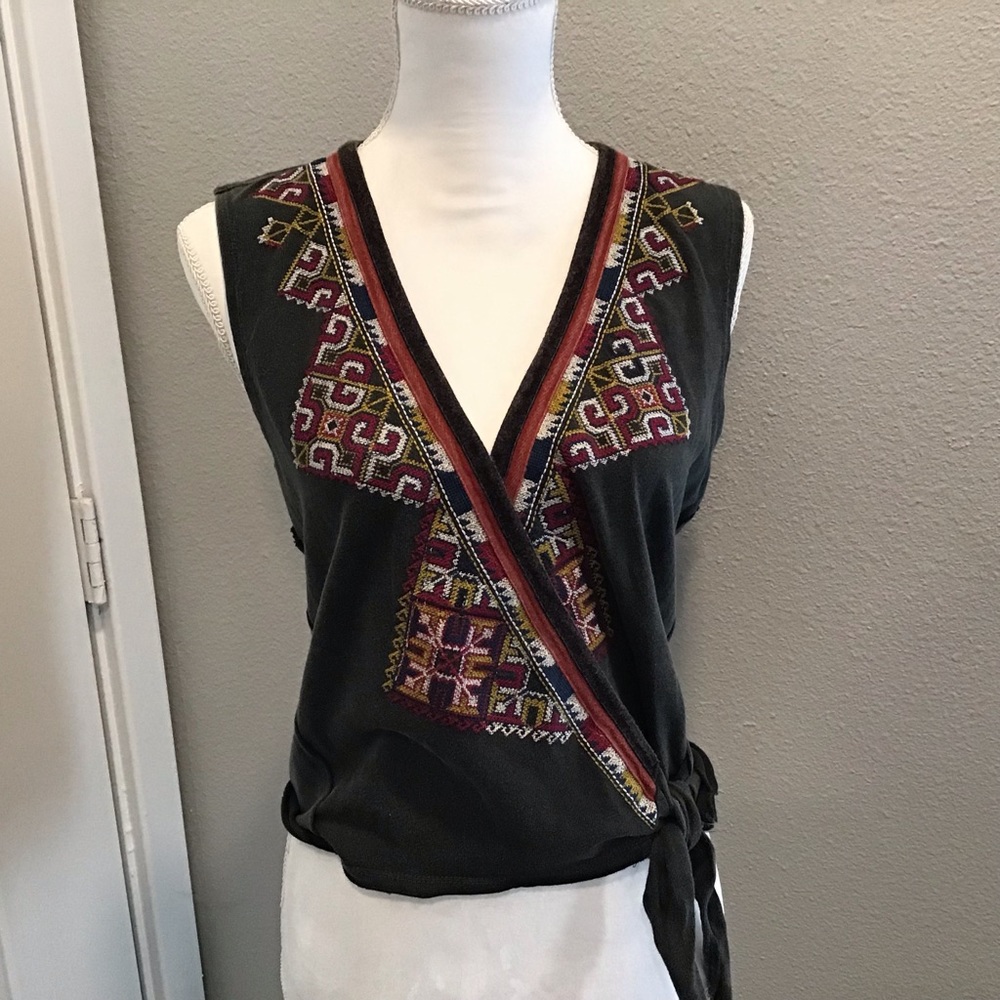 Free people embroidered top